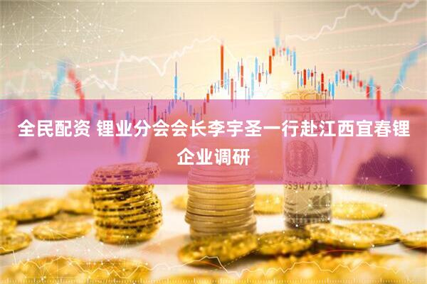 全民配资 锂业分会会长李宇圣一行赴江西宜春锂企业调研